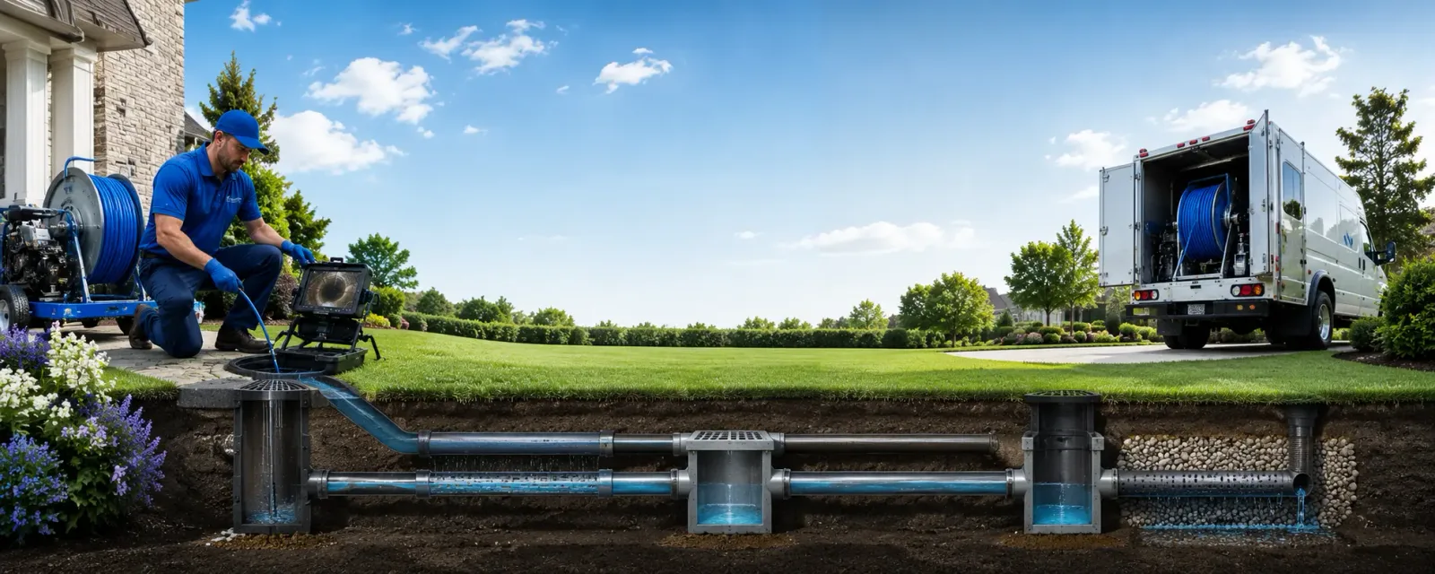 Outdoor drain cleaning information for Lawrence Township, NJ